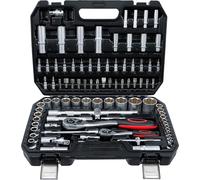 BGS Diy 2296 | Coffret de douilles | 6,3 mm (1/4") / 12,5 mm (1/2") | 94 pièces