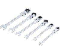 BGS Diy 30005 - Jeu de clés mixtes à cliquet - têtes flexibles - pouces - 1/4" - 9/16" - 6 pièces