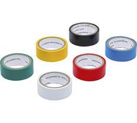 BGS Diy 3024 | Bandes adhésives multicolore | 19 x 3,5 m | 6 pièces