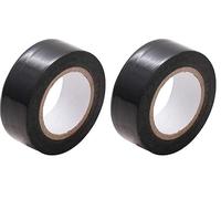 BGS Diy 3026 | Bande adhésive multi-usages | noir | 19 mm x 10 m (Lot de 2)