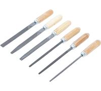 BGS Diy 50204 | Jeu de limes aiguilles | Manche en bois | 100 mm | 6 pièces