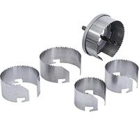 BGS Diy 50305 | Jeu de scies-cloches | Ø 60-95 mm | profondeur 35 mm | 5 pièces