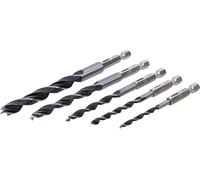 BGS Diy 50799 | Jeu de mèches bois | 4 - 10 mm | Six pans | 5 pièces