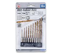 BGS Diy 50801 | Jeu de mèches HSS | revêtement nitrate de titane | 1,5-6 mm | 10 pièces