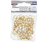 BGS Diy 569-1 - Assortiment d’œillets - 5,0 x 5,5 mm - 100 pièces