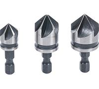 BGS Diy 70052 | Jeu d’embouts de perçage conique | HSS | 6,3 mm (1/4") | 12-16 - 19 mm | 3 pièces
