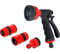 BGS Diy 70905 | Pistolet d’arrosage multifonctionnel | avec accessoires | 4 pièces