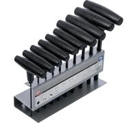 BGS – Jeu de tournevis à poignée en T 7099 – six pans intérieurs 3/32"–3/8" pouces – 10 pièces