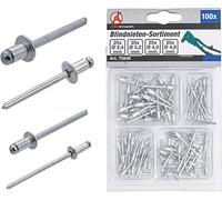 BGS Diy 75846 | Assortiment de rivets pop | Ø 2,4-4,8 mm | 100 pièces