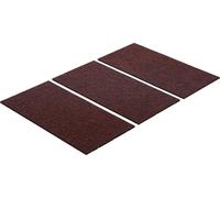 BGS Diy 80713 | Patin en feutre | plaques | brun | 100 x 200 mm | 3 pièces