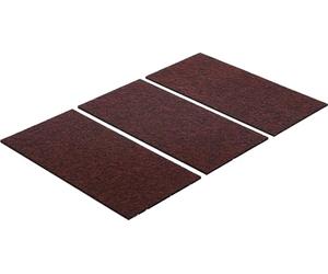 BGS Diy 80713 | Patin en feutre | plaques | brun | 100 x 200 mm | 3 pièces