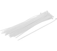 BGS Diy 80772 - Assortiment de colliers plastique - blanc - 4,8 x 300 mm - 50 pièces