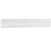 BGS Diy 80775 - Assortiment de colliers plastique - blanc - 8,0 x 800 mm - 10 pièces