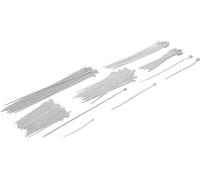 BGS Diy 80778 | Assortiment de colliers plastique | blanc | 100-300 mm | 250 pièces