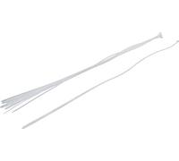 BGS Diy 80779 - Assortiment de colliers plastique - blanc - 8,0 x 1000 mm - 10 pièces