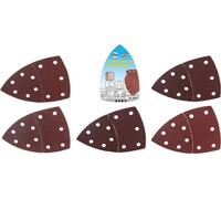 BGS DIY 80819 Jeu de feuilles abrasives pour ponceuses Multi | 145 x 100 mm | K 40 - 400 | 25 pcs.