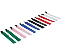 BGS Diy 80825 | Assortiment de bandes auto-agrippante | 20 x 190 mm | 12 pièces