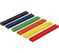 BGS Diy Bâtonnets de colle chaude 80847 Ø 11 mm x 150 mm multicolores 12 pièces
