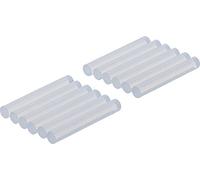 BGS Diy 80851 - Bâtonnets de colle chaude - transparent - Ø 7,5 mm, 50 mm - 12 pièces