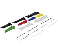 BGS Do it yourself Assortiment de colliers plastique multicolore 100 - 150 - 200 mm 450 pièces BGS Do it yourself Quantité:1