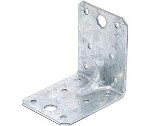 BGS Diy 80937 | Connecteur d’angle | avec bourrelet (renforcement) | 70 x 70 x 55 x 2,5 mm