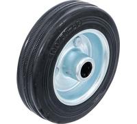 BGS Diy 80959 | Roue pleine en caoutchouc | Jantes en acier | Ø 100 mm