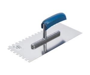 BGS DIY 81661 | Taloche dentée | Inoxydable| Dents rectangulaires | 280 x 130 mm