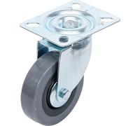 BGS Diy 81955 - Roue pivotante - avec socle à visser - Ø 75 mm