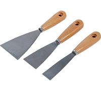 BGS Diy 85218 | Jeux de spatules | Poignée en bois | 30/50 / 80 mm | 3 pièces