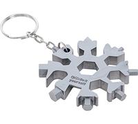 BGS Do it yourself Outil multifonctions - Flocon de neige - 18-en-1 - Acier inoxydable 85880