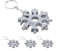 BGS Diy 85880 | Outil multifonctions | flocon de neige | 18-en-1 | acier inoxydable (Lot de 4)