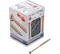 BGS Diy 88033 Lot de 70 vis multi-usages profil en T (pour Torx) T30 6,0 x 120 mm 1 kg