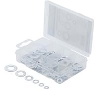 BGS Diy 88133 | Assortiment de rondelles | Ø 4-12 mm (diamètre interne) | 130 pcs.