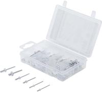 BGS Diy 88142 | Assortiment de rivets pop | Ø 2,4-4,8 mm | 70 pièces