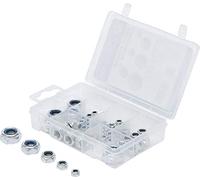 BGS Diy 88144 - Assortiment d’écrous - autobloquants - métriques - M4 - M12-53 pièces