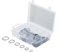 BGS Diy 88168 - Assortiment de circlips extérieurs - Ø 8-19 mm - 78 pièces