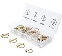 BGS Diy 88195 | Assortiment de goupilles à clip | Ø boulon 4,5-11 mm | 32 pièces