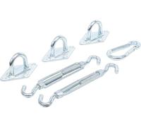 BGS Diy 88306 | Jeu de montage de voiles d’ombrage | 6 pcs.