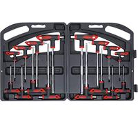 BGS Diy 90 | Clés poignée T | six pans intérieurs/profil en T (pour Torx) | 16 pièces