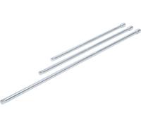 BGS Diy 92236 | Jeu de rallonges | 3 pcs. | 10 mm (3/8") | 375/450 / 600 mm | Chromé, brillant