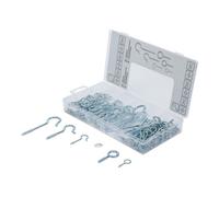 BGS DIY – Assortiment de crochets à visser ronds 88180 – 142 pièces