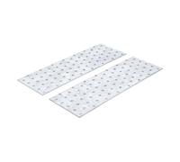 BGS DIY – Assortiment de tôles d’acier perforées 80788, 300×100×2 mm, 2 pièces