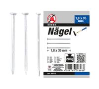 BGS technic KG – Assortiment de clous 88112 – 200 g – 1,8 x 35 mm