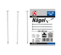BGS Diy 88118 - Assortiment de clous - 250 g - 2,8 x 60 mm