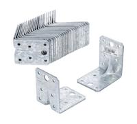 BGS Do it yourself BGS Connecteur d’angle avec bourrelet (renforcement) 70 x 70 x 55 x 2,5 mm Packe Économie 25 pièces Quantité:1