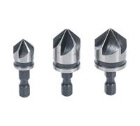 BGS Do it yourself BGS Jeu d’embouts de perçage conique HSS 6,3 mm (1/4") 12 - 16 - 19 mm 3 pièces Quantité:1