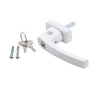 BGS Do it yourself BGS Poignée de fenêtre verrouillable blanche Quantité:1