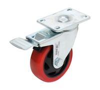 BGS Do it yourself BGS Roue pivotante avec frein rouge/noire Ø 100 mm Quantité:1
