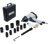 BGS Do It Yourself Clé à choc avec jeu d’outils | 12,5 mm (1/2") | 312 Nm | 1...