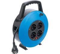 BGS Do it yourself Enrouleur de câble BGS 10 m, 3 x 1,5 mm², 4 prises de courant, IP 20, 3000 W Quantité:1